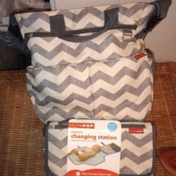 Diaper Bag And New Changing Pad. 
