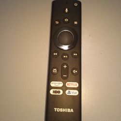 Original Toshiba Tv Remote Control Black Voice Fire Tv  Like New 