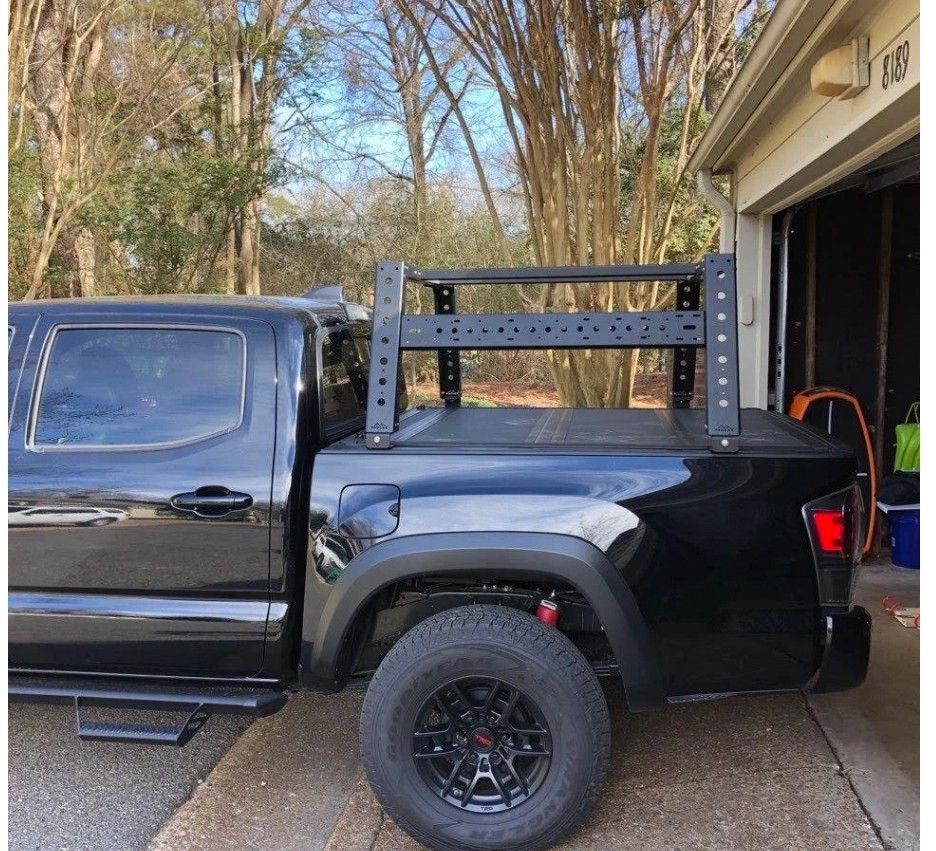 Truck Bed Rack: Tonneau Compatible 22" Toyota Tacoma
