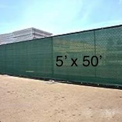 FENCE SCREEN 5 x 50 Privacy Screen - GREEN 5x50