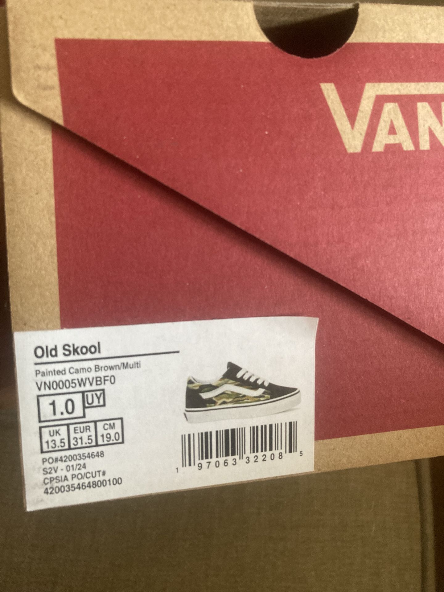 Kid Vans Size 1