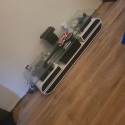 modern low profile TV stand