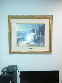 Thomas Kinkade Library Prints