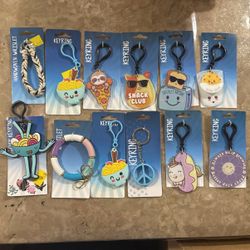Keychains, Car Charms, Bracelets, And Snap Wristlets