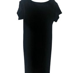 Vintage Y2K Black Velvet Whimsigoth Emo Fairycore Dress Large