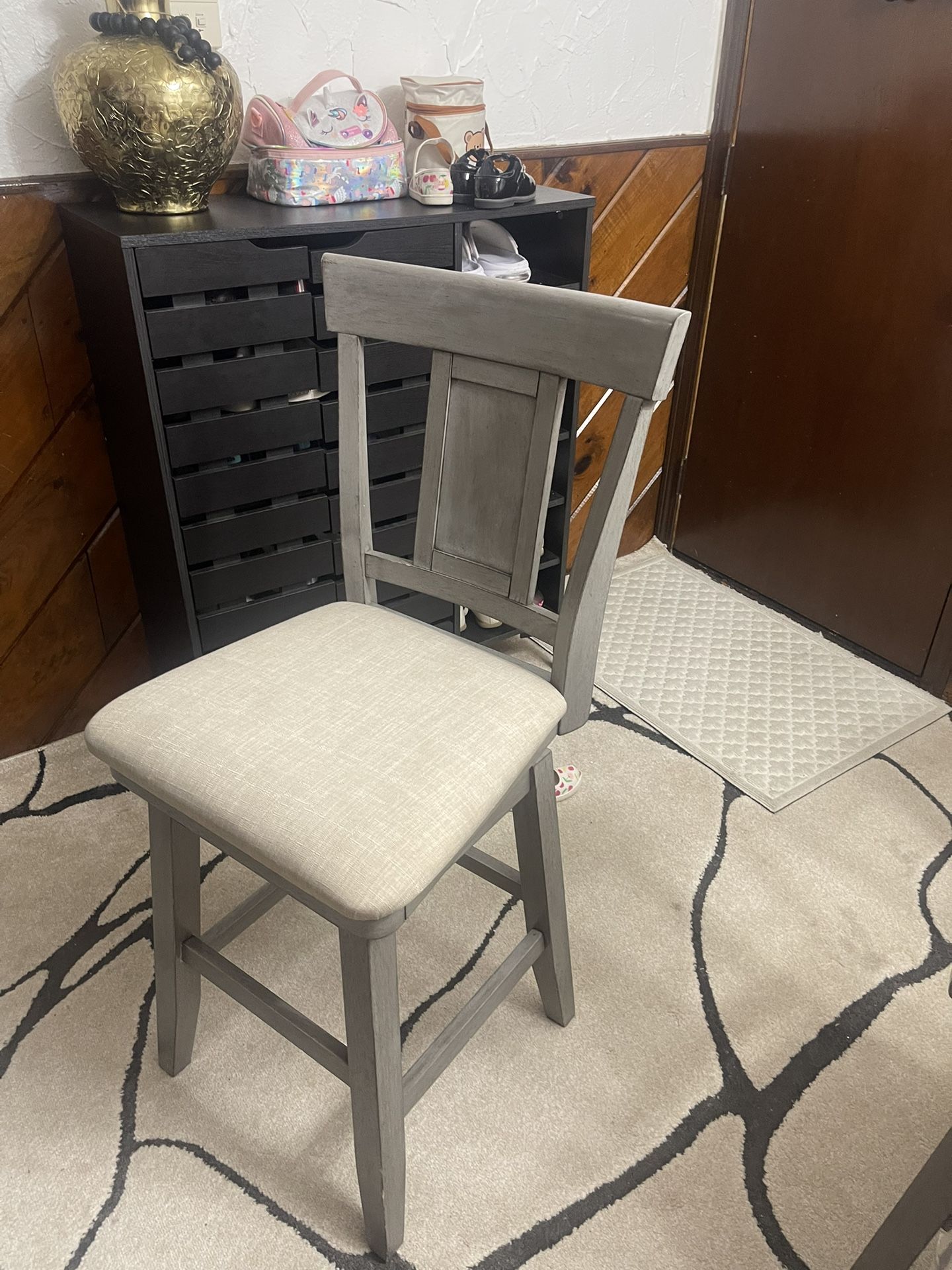 Fortville Swivel Upholstered Counter Stool
