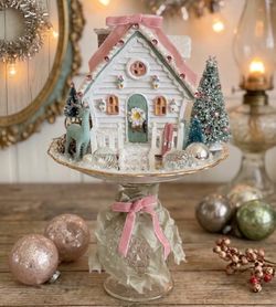 🌸Beautiful one of a kind vintage style Christmas decor🎄