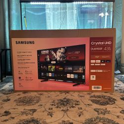 43” SAMSUNG Crystal UHD TV
