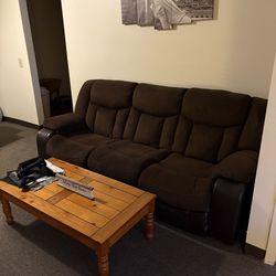 Recliner Couches Set