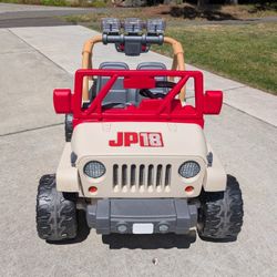 Jurassic Park JP18 Jeep Power Wheels