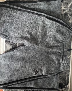 Grey Adidas Sweatpants Kids Size Large 