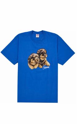 Supreme puppies tee blue