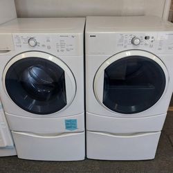 Kenmore Front Load Washer And Dryer Set With Pedestals Delivery Warranty Installation Available