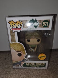 Funko Pop! Vinyl: Steve Irwin (Chase) #921 New in Box w Protective Case
