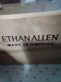 Ethan Allen French country petite door dresser