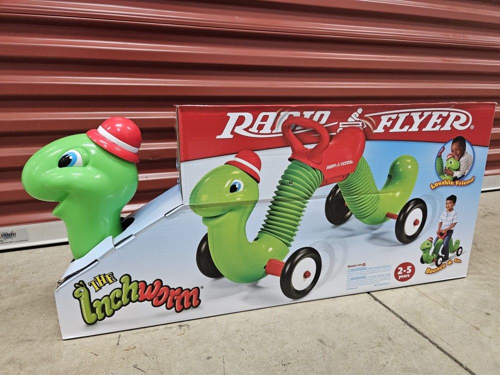 Radio Flyer, Inchworm, Classic Bounce and Go Ride-on