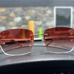 Red Cartier Sunglasses