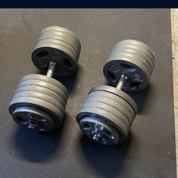 Adjustable Dumbbells ( 15 Lb- 115 Each Dumbbell)