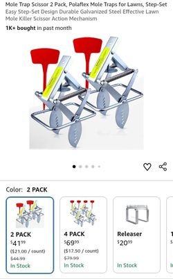 Mole trap scissor