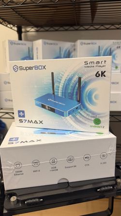 SuperBox S7 Max Android Smart TV Box Great for Cord Cutters Live TV Movies Sports 4K Player