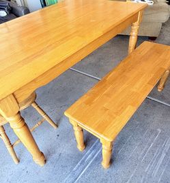 Maple Brown Oak Dining Set