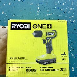 Ryobi ONE+ 18V Cordless 3/8 in. Drill/Driver Kit with 1.5 Ah Battery and Charger