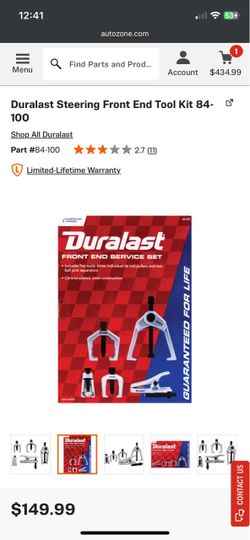 Duralast Front End Service Tool Kit 84-100