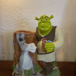 Vintage Shrek With Donkey 3oz Dixie Cup Holder 