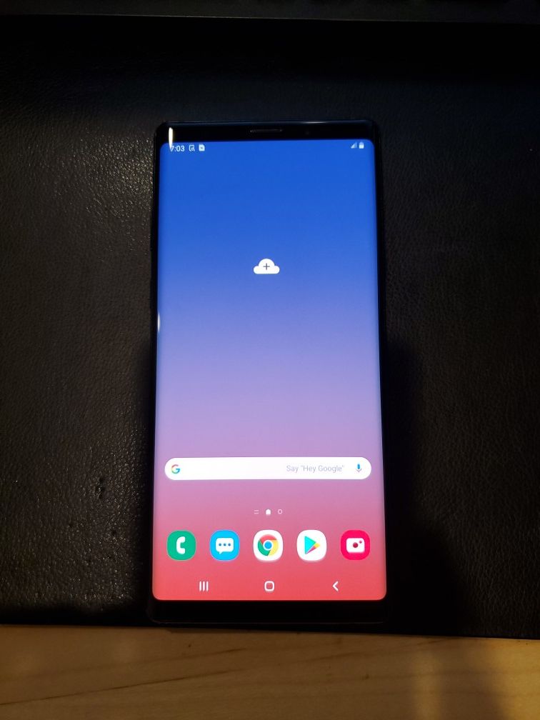 Unlocked samsung Galaxy note9