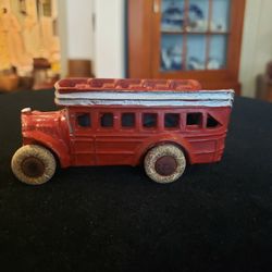 Vintage Metal Toy Bus