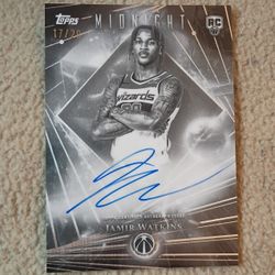 2025-26 Jamir Watkins Topps Midnight Dark Matter Equinox Rookie 17/20 #DMAR-JW 