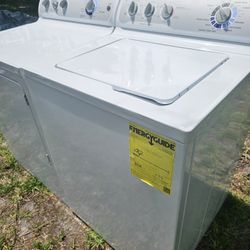 GENERAL ELECTRIC HIGH-EFFICIENCY WASHER AND DRYER MATCHED SET - FREE DELIVERY AND INSTALLATION 