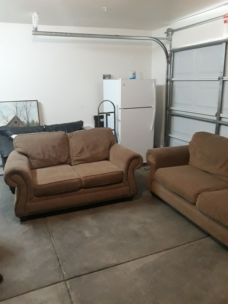 Couch and loveseat