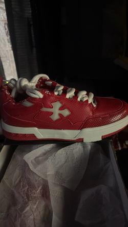 Louis Vuitton LV Trainer Low Red Sneakers
