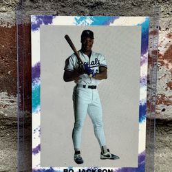 Vintage Bo Jackson Promotional Baseball Card 🔥🔥