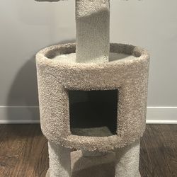 EveryYay Lookout Loft 3-Level Cat Tree With Condo