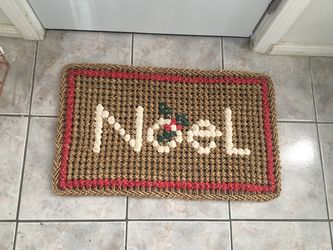 Christmas door mat