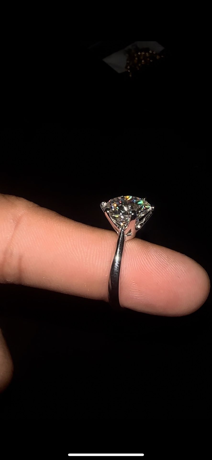 5 Carat Moissanite Ring