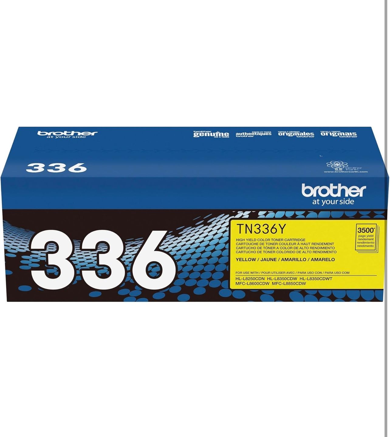 Brother Genuine Printer TN336Y Toner Cartridge Yellow