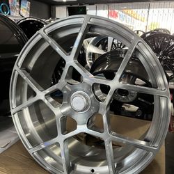20x10.5 DARK TINT BRUSHED FITTIPALDI WHEELS FOR SALE!!!! 5x114.3
