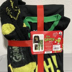 NEW Grinch Christmas Gift Sleep Set 