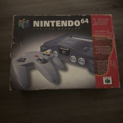 Nintendo 64 Complete In Box With 007 