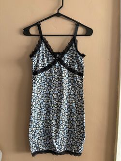 Blue Flowery Dress