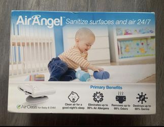 🌤AIR ANGEL air purifier/sanitizer <AHPCO CELL+ Bipolar ionization> + car adapter