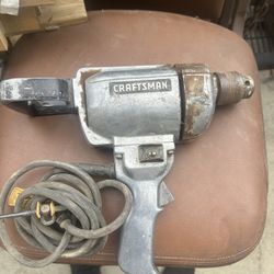 VINTAGE CRAFTSMAN 1/2" REVERSIBLE DRILL,