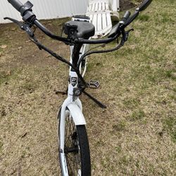 Pedego Boomerang,stepthur,white, 24 Inches