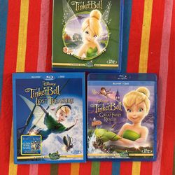 Disney Tinker Bell Animation Movie Blu-ray DVD Collection 