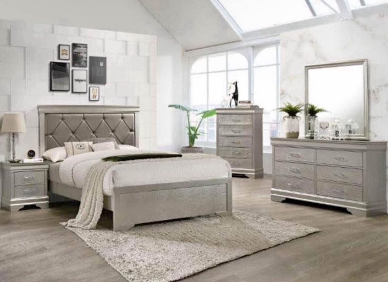 Great Deal!! Brand new !! 4-PIECE QUEEN bedroom set With Affordable Price!!