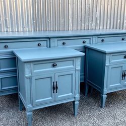 Beautiful, Vintage, Three-Piece  Dresser Set, Professionally Refinished