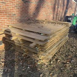 18 6X8 Wood Fence Panels 